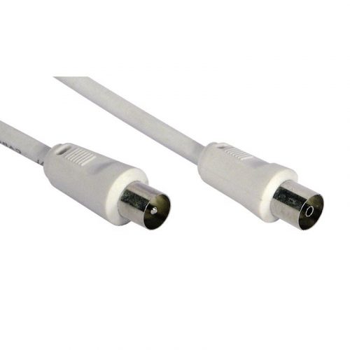 Cable TV Antena Blanc - 1.5m